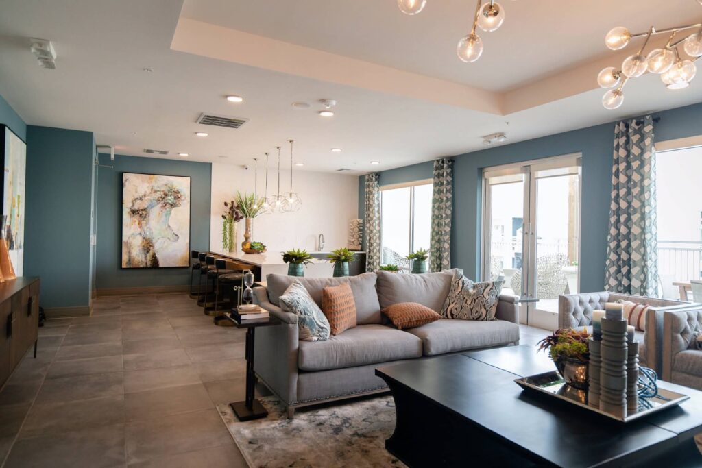 Salón de un proyecto de interiorismo en València